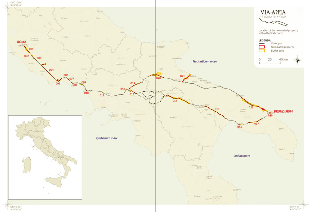 Mappa Comparti Patrimonio Unesco